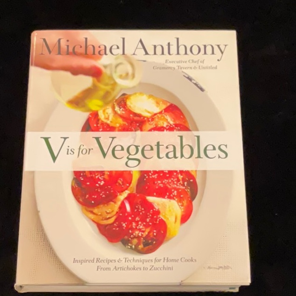 Brand new Barnes&Noble V is for vegetables cookbook